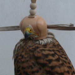 Sokolnická čepička s evropským typem stahování-pro malé dravce-EZ