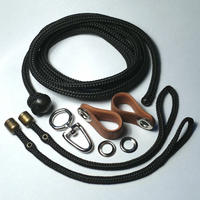 OKSO1-Falcon "Footgear" Jess Set - Bird of prey: Buteo buteo-male