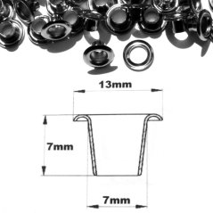 Nieten/Unterlegscheibe 7x7mm 10 Stücke